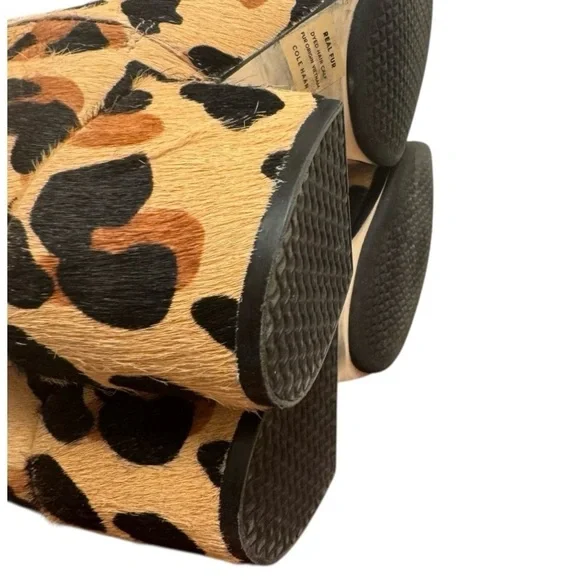 Cole Haan Grand Ambition Tan and Black Leopard Ankle Boots 5.5 EUC - Picture 14 of 14